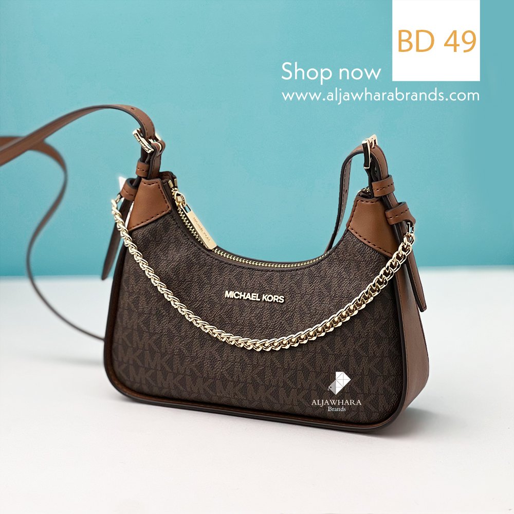 MICHAEL KORS ハンドバックWILMA ブラウンモノグラム Amazon | Michael 